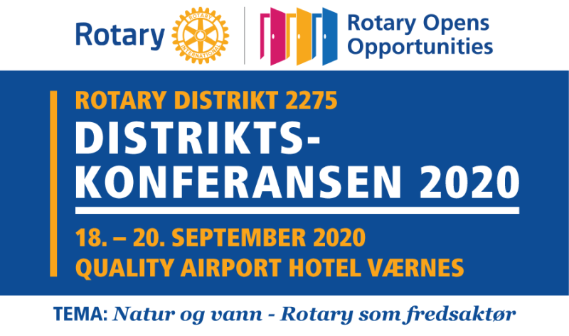 Distriktskonferansen 2020 - Rotary Distrikt 2275